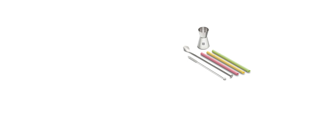 Recipe Kit - Reusable Straws and Jigger — Recipe Kit - Reusable Straws and Jigger O5