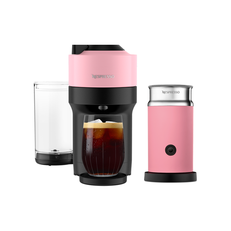 Vertuo Pop+ Candy Pink & Aeroccino Pink bundle — Vertuo Pop+ Candy Pink & Aeroccino Pink bundle U7