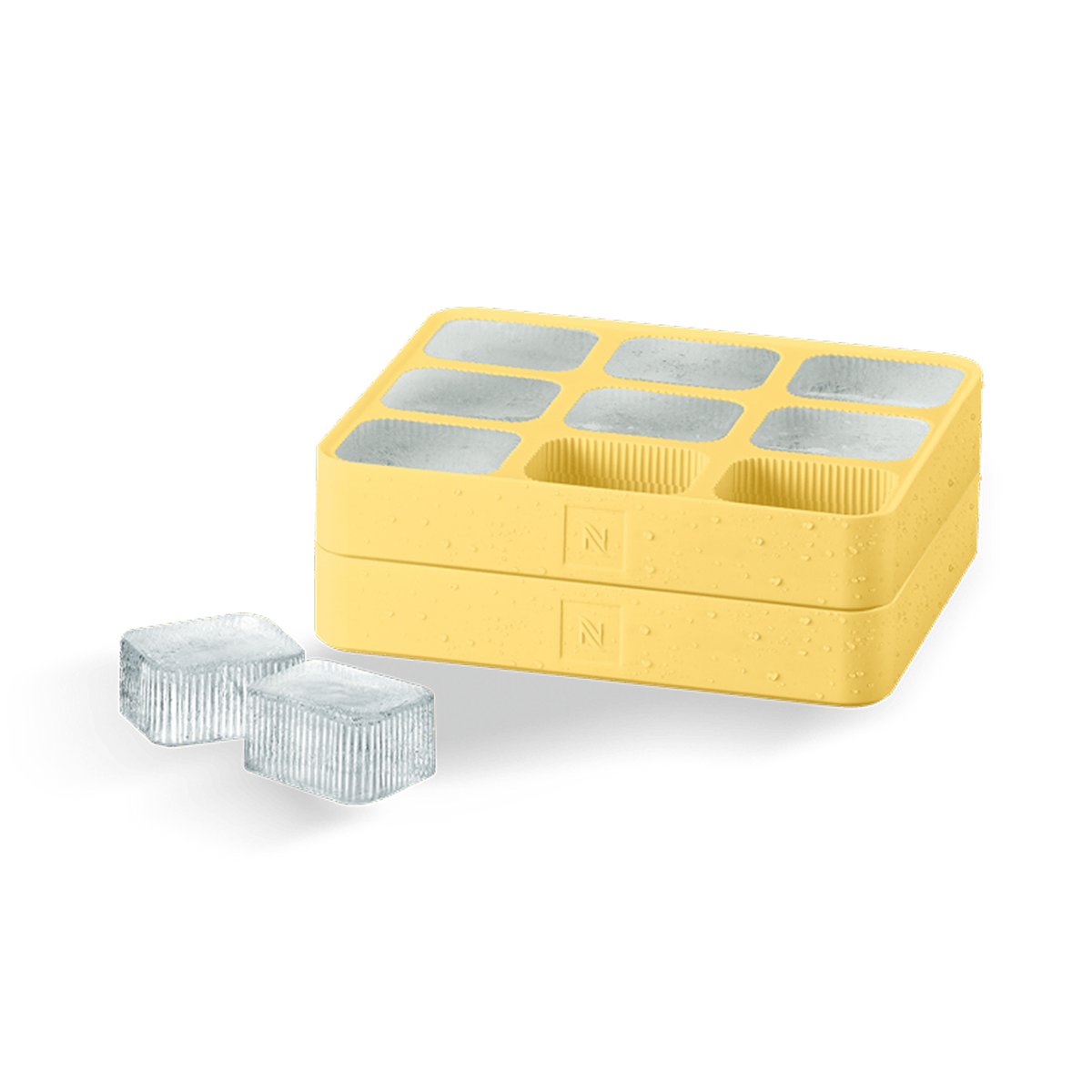Set of 2 ice cube trays - Yuzu — Set of 2 ice cube trays - Yuzu F7
